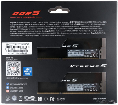 Viper Xtreme 5 2x16ГБ DDR5 8200МГц PVX532G82C38K