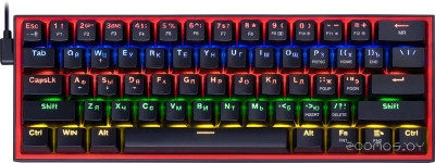 Fizz (Redragon Melt-Gold, черный/красный)