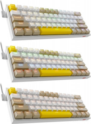 Fizz (Redragon Red, белый/бежевый)