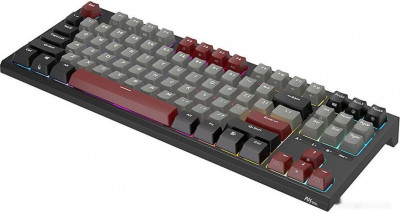 RK-R87 RGB (черный, RK Red)