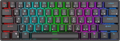 RK61 RGB (черный, RK Red)