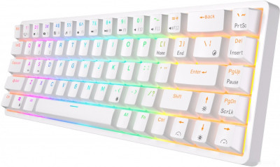 RKG68 RGB (белый, Gateron Yellow)