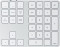 Bluetooth Extended Keypad (серебристый)