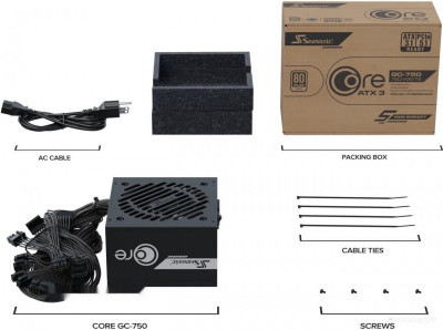 Core V2 GC-750 ATX 3.1 2025 SRP-CGC751-A5A32SF