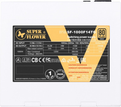 Leadex V Gold Pro Black 1000W SF-1000F14TG V2.0 WH