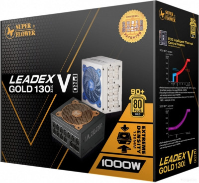 Leadex V Gold Pro Black 1000W SF-1000F14TG V2.0 WH