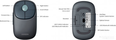 Fun+ MU102 90538 (серый/темно-синий)