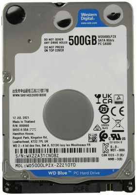 Blue 500GB WD5000LPZX
