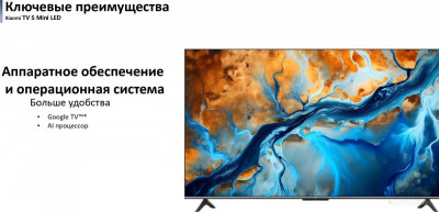 TV S Mini LED 65" 2025 (международная версия)