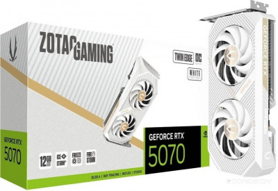 Gaming GeForce RTX 5070 Twin Edge OC White Edition ZT-B50700Q-10P